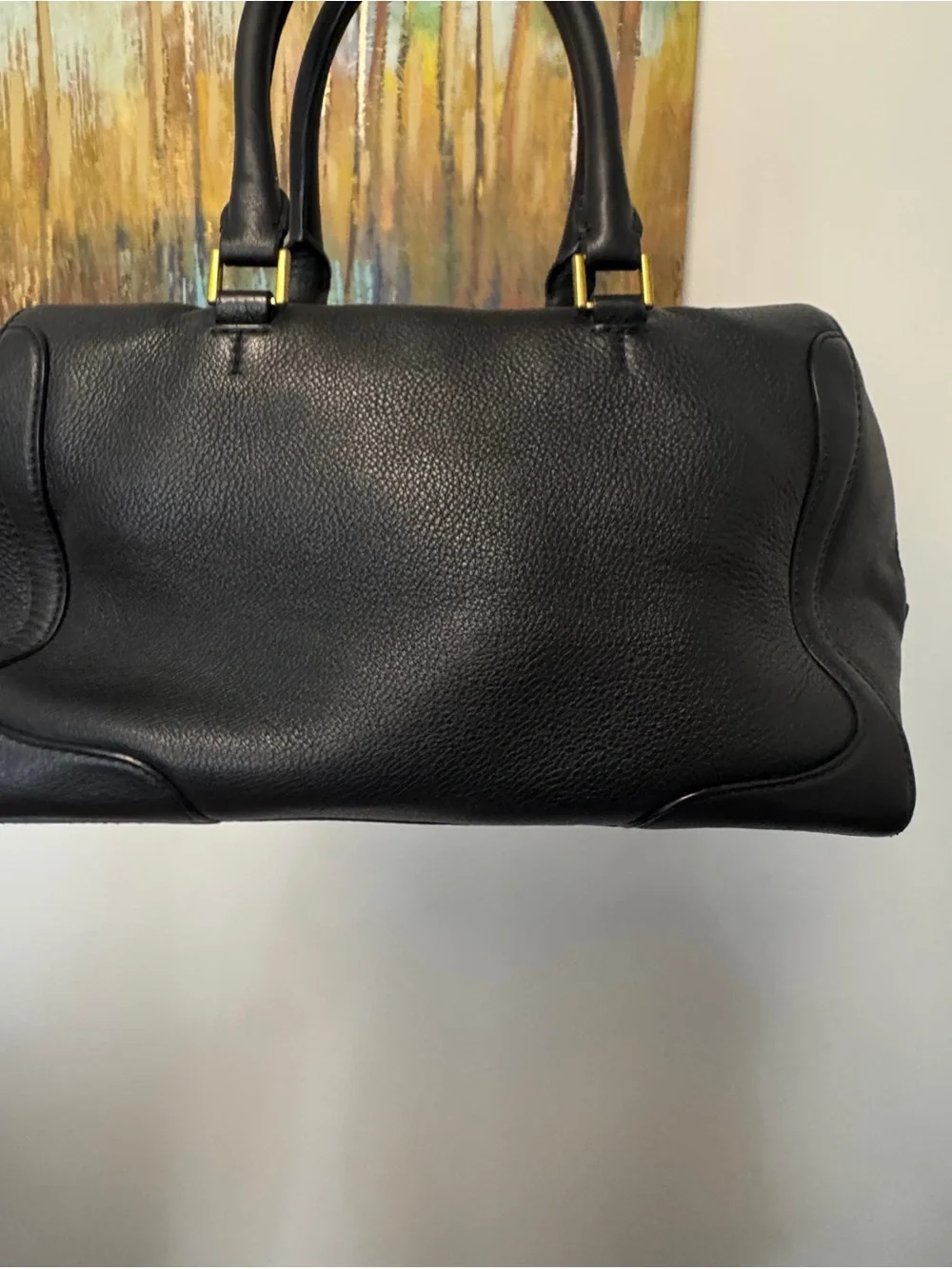 Tory Burch structured pebbled